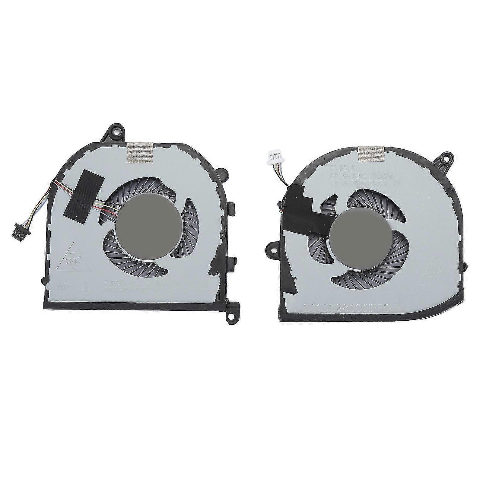 4-Pin Low Noise CPU GPU Cooling Fan Replacement for Dell XPS 15 9570/7590, 5530/5540 Laptops