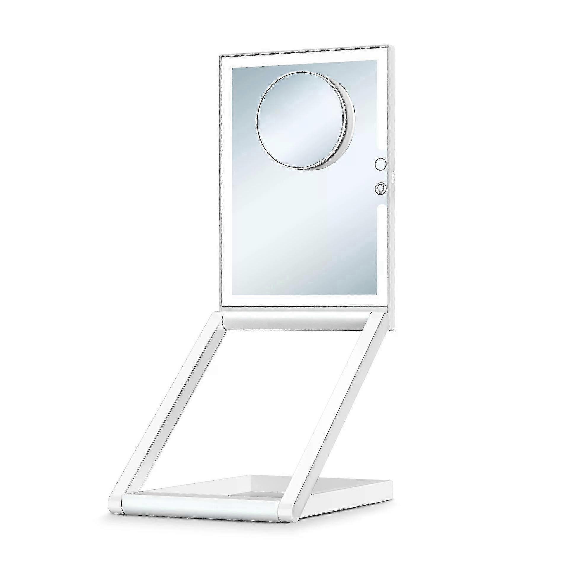 Foldable Vanity Makeup Mirror for Dressing Table - Compact and Space-Saving Design