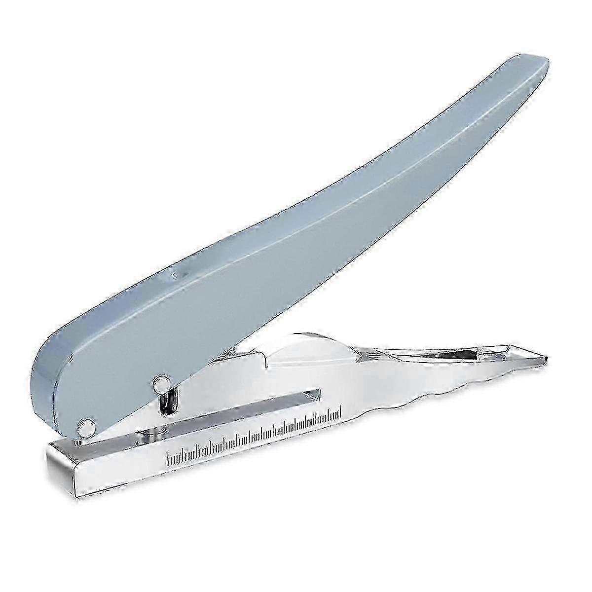 Heavy Duty Single Hole Paper Puncher with Extended Reach and Portability