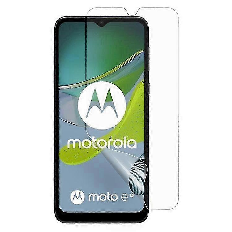 Motorola Moto E13 4GソフトPETスクリーンプロテクターウルトラクリア傷のつきにくい電話スクリーンフィルムに対応
