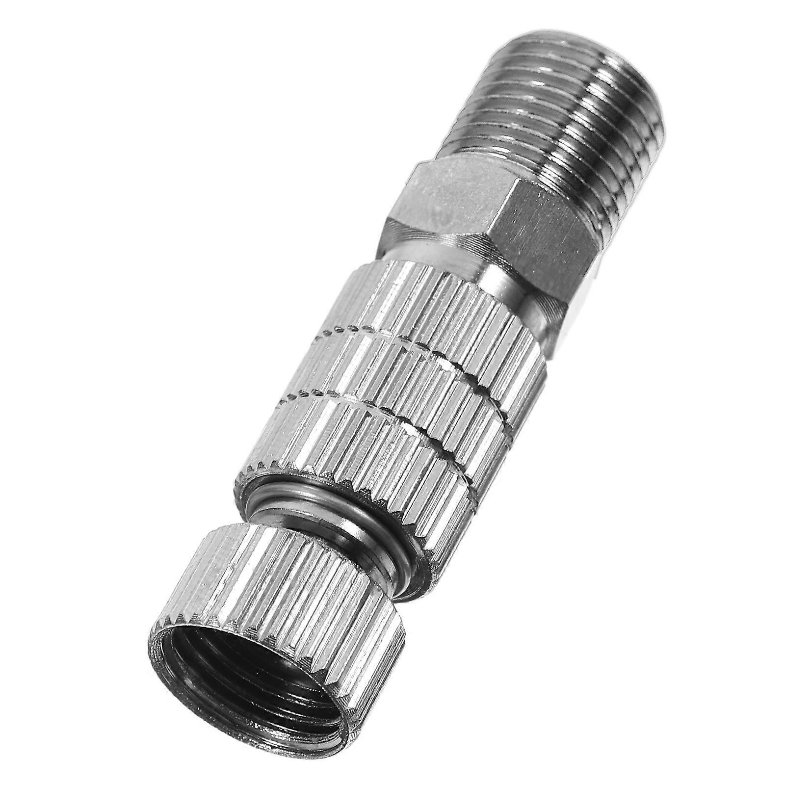1Set Airbrush Quick Connector Adapter for Connecting Use Silver Metal
