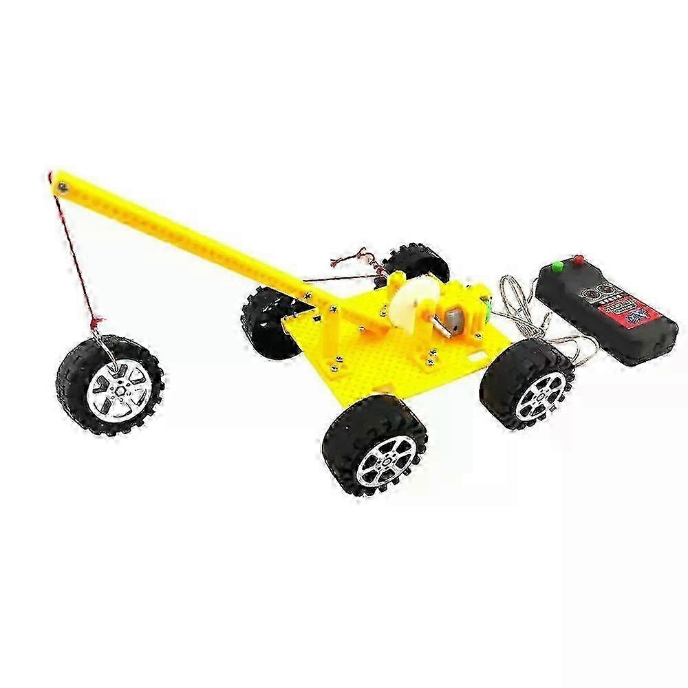 DIY STEM Students Science Experiment Educational Model DIY Crane Making Material Manual Experimental Technology Toys