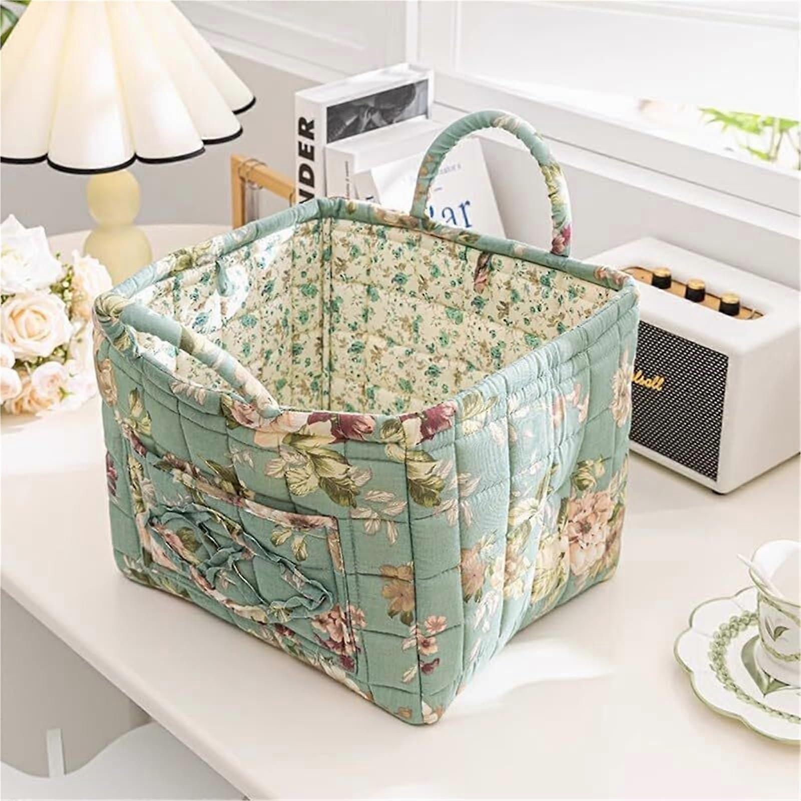 Fabric Storage Basket Large Collapsible Laundry Hamper for Clothes Toys Home Essentials One Size