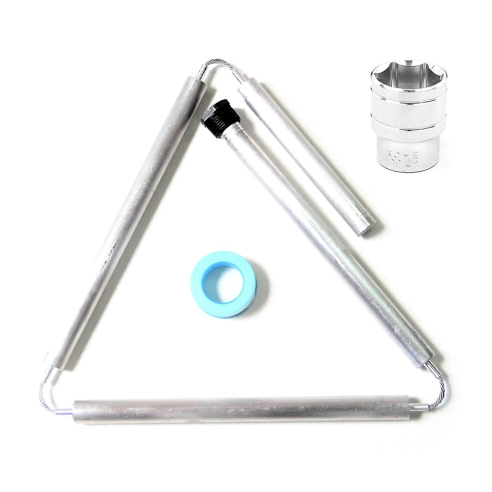 Comprehensive Water Heaters Systems Care with Sturdy Magnesiums Alloy Anode Rods Includes Easy Installation Tool Multicolor