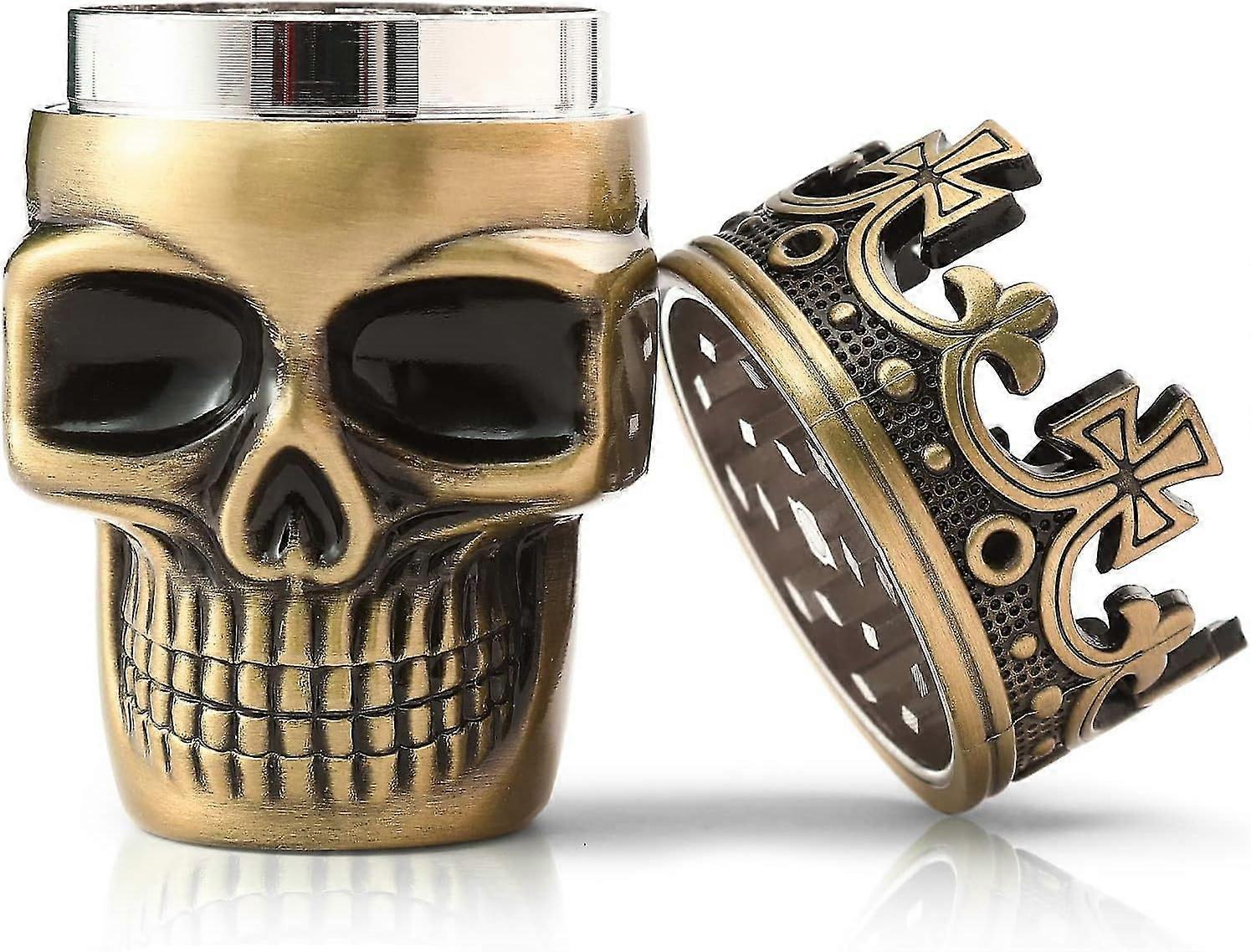 Skull Grinder, Spice Grinder Gift, 1.7 Inch