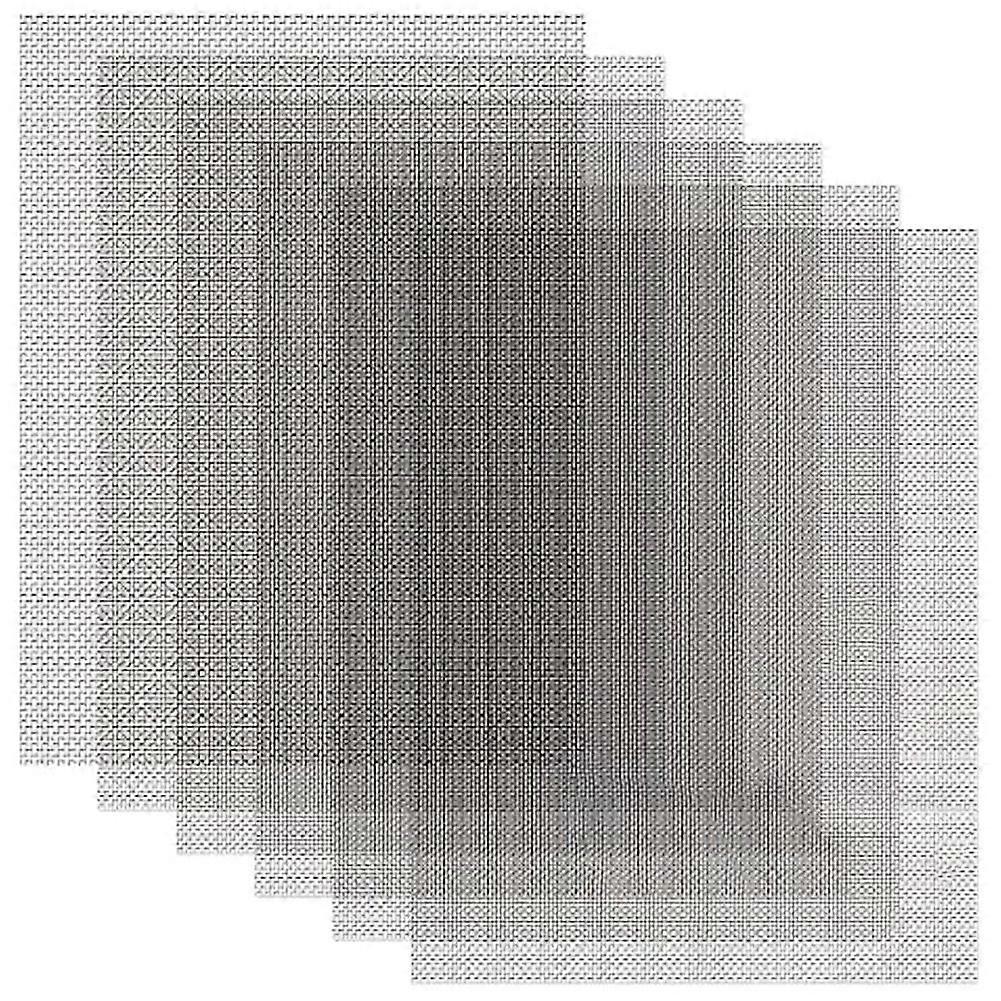 6Pcs 30x21cm Wire Mesh,20 Mesh Stainless Steel Mesh,Rust Metal Mesh Screen for DIY Projects,Vent,Filter Mesh,Garden