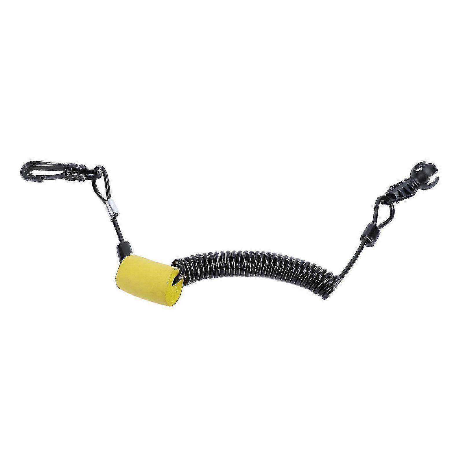 Jet Ski Tether Key Lanyard Elastic Rope 278003092 Anti Theft Learning Key Cord and Clip Replacement for Sea‑Doo GTI GTR GTX SPARK