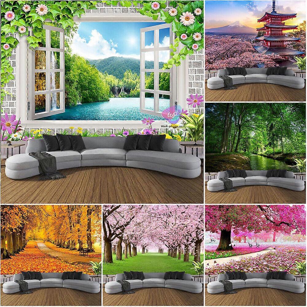 Large Tree Tapestry Landscape Wall Hanging Bedspread Throw Blanket Backdrop Gift