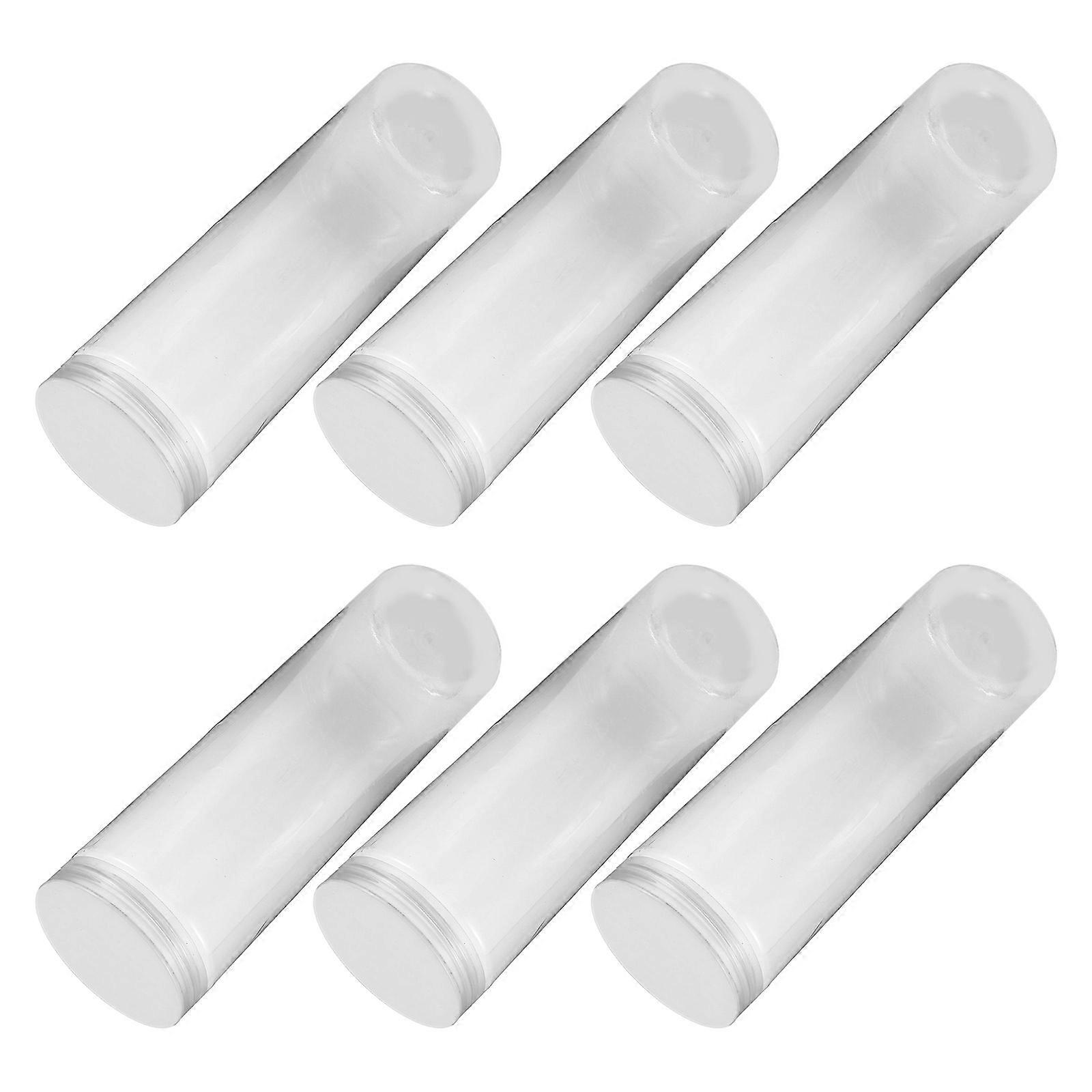 Cracker Containers Clear Biscuit Jars for Airtight Storage 6Pcs Set