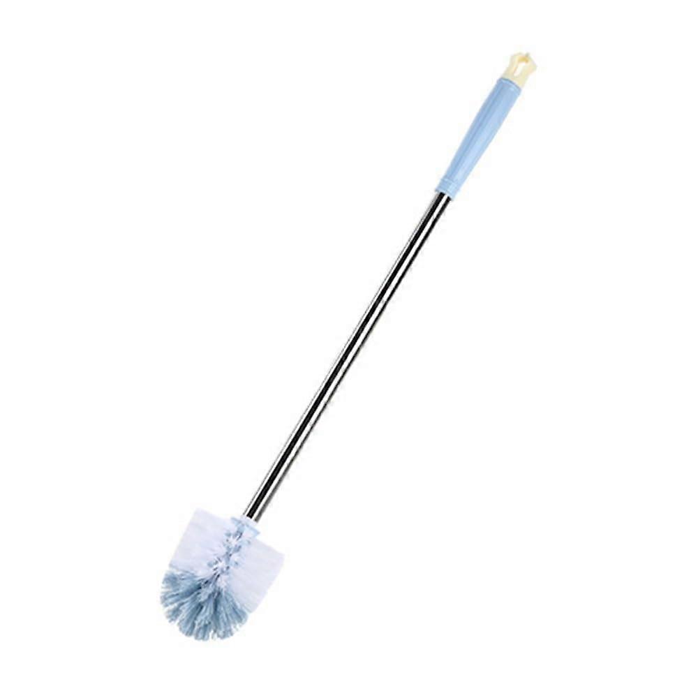 Toilet Brush with Holder SplashProof Design for Bathroom Deep Cleaning Compact Size Blue