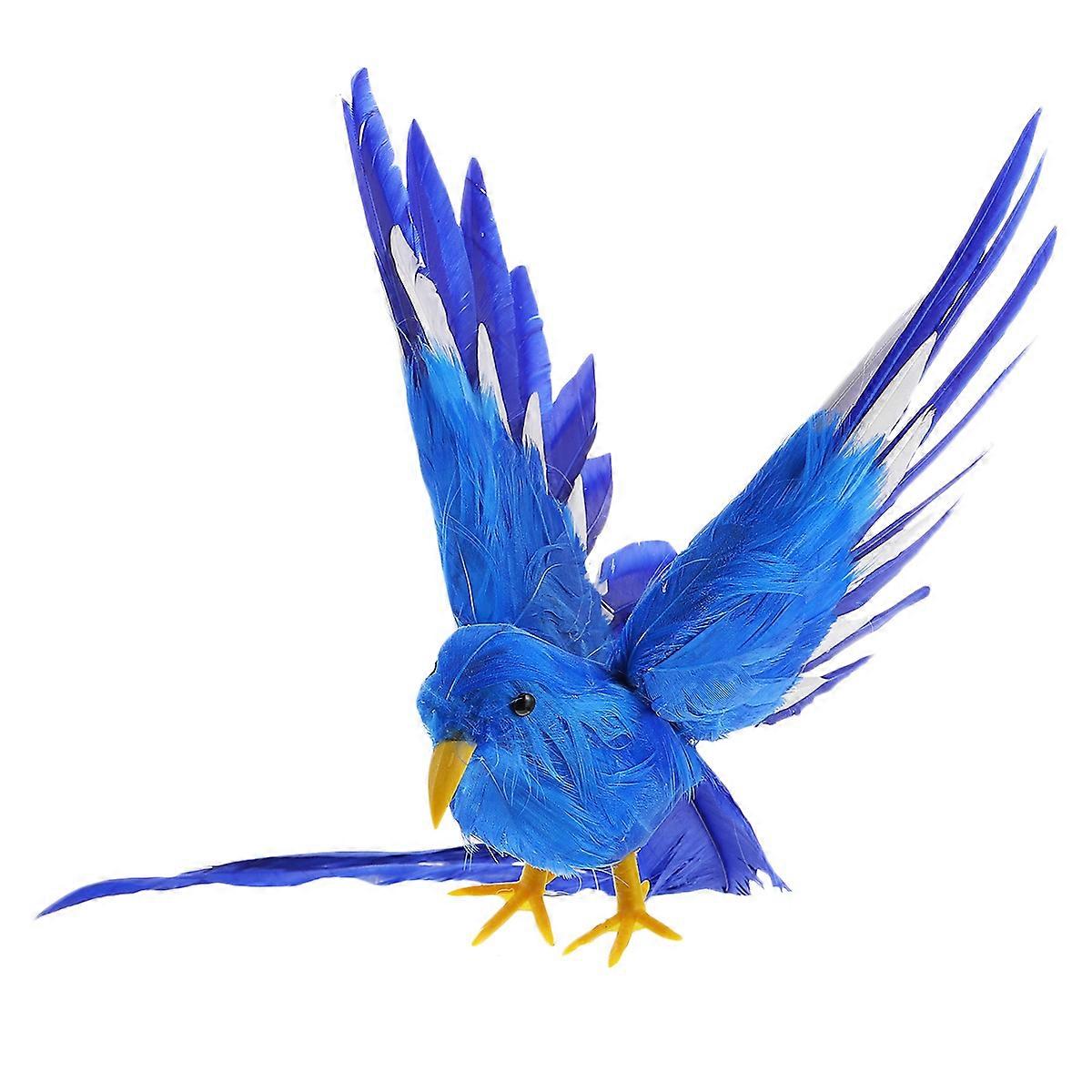 Long-Tailed Bird Decor Bird Adornment for Decoration