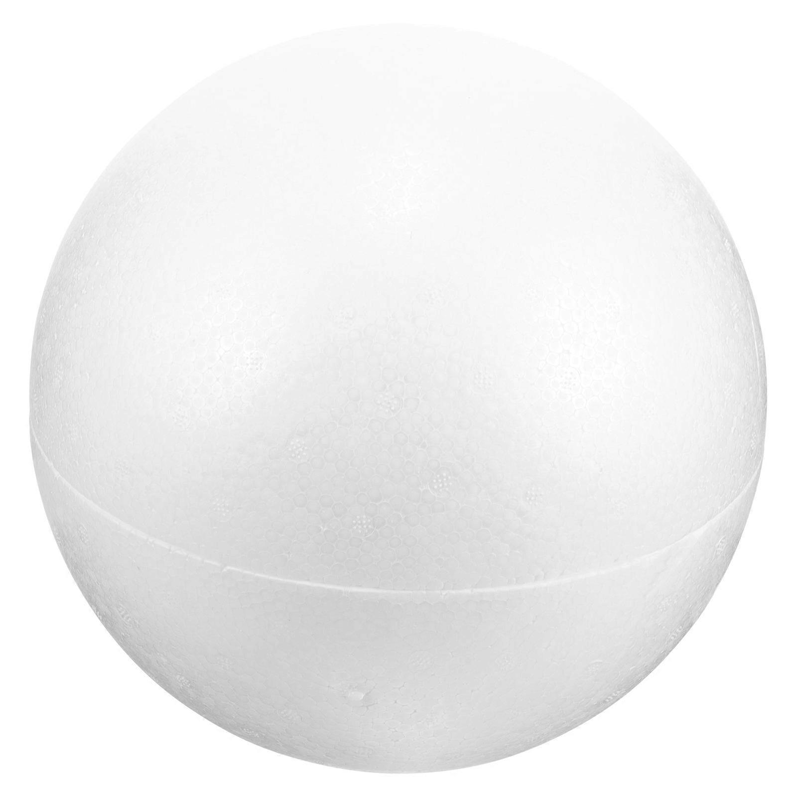 White Foam Ball Smooth Round Foam Ball for Decoration 1 Piece