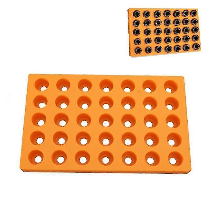 Practical Router Bit Storage Tray Holder 35/60/ Multi Holes 24/33 mm PVC