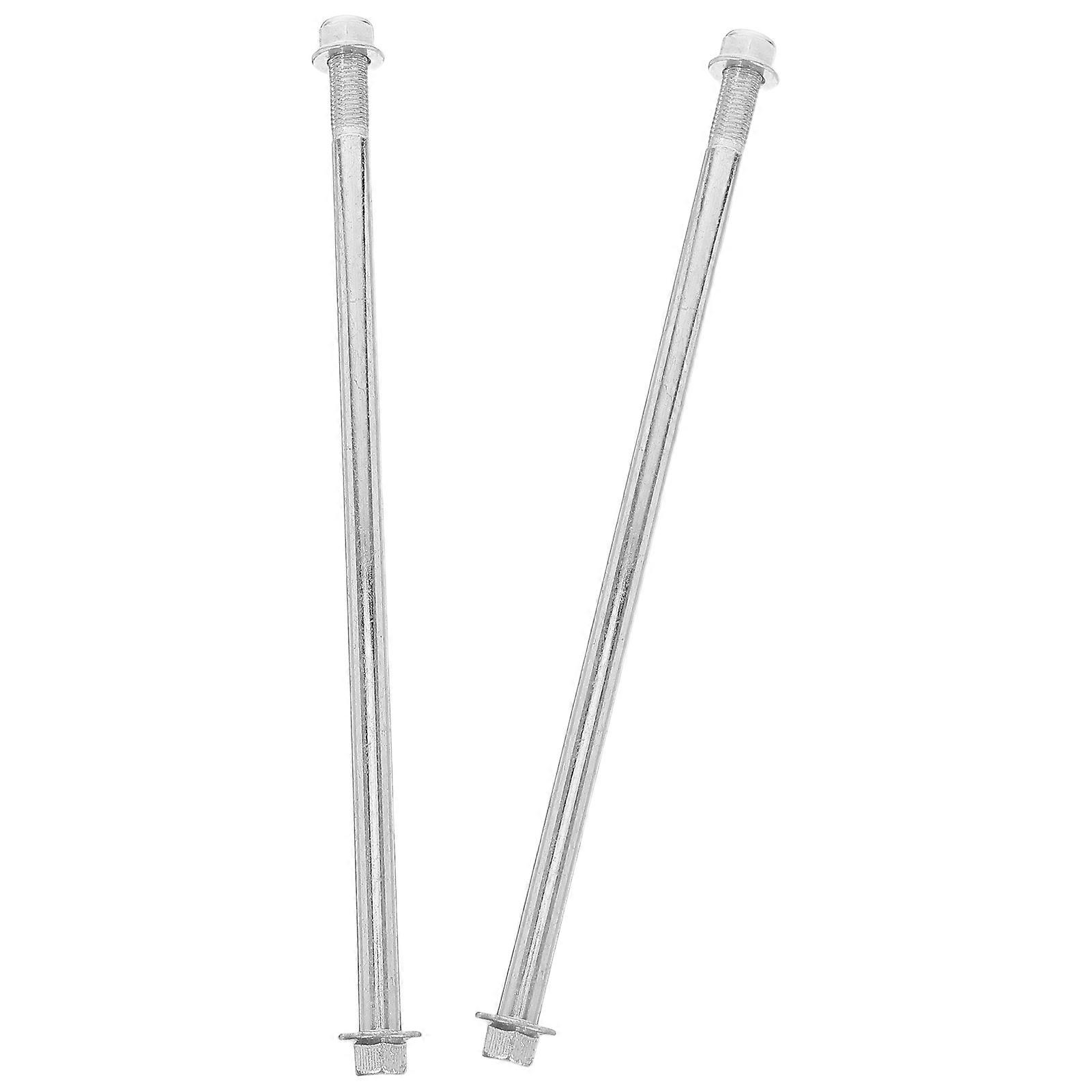 Front Rear Axle 2 Pcs Secure Ride 245mm Ideal For Motorcycle Enthusiasts -Road And Mountain Environments