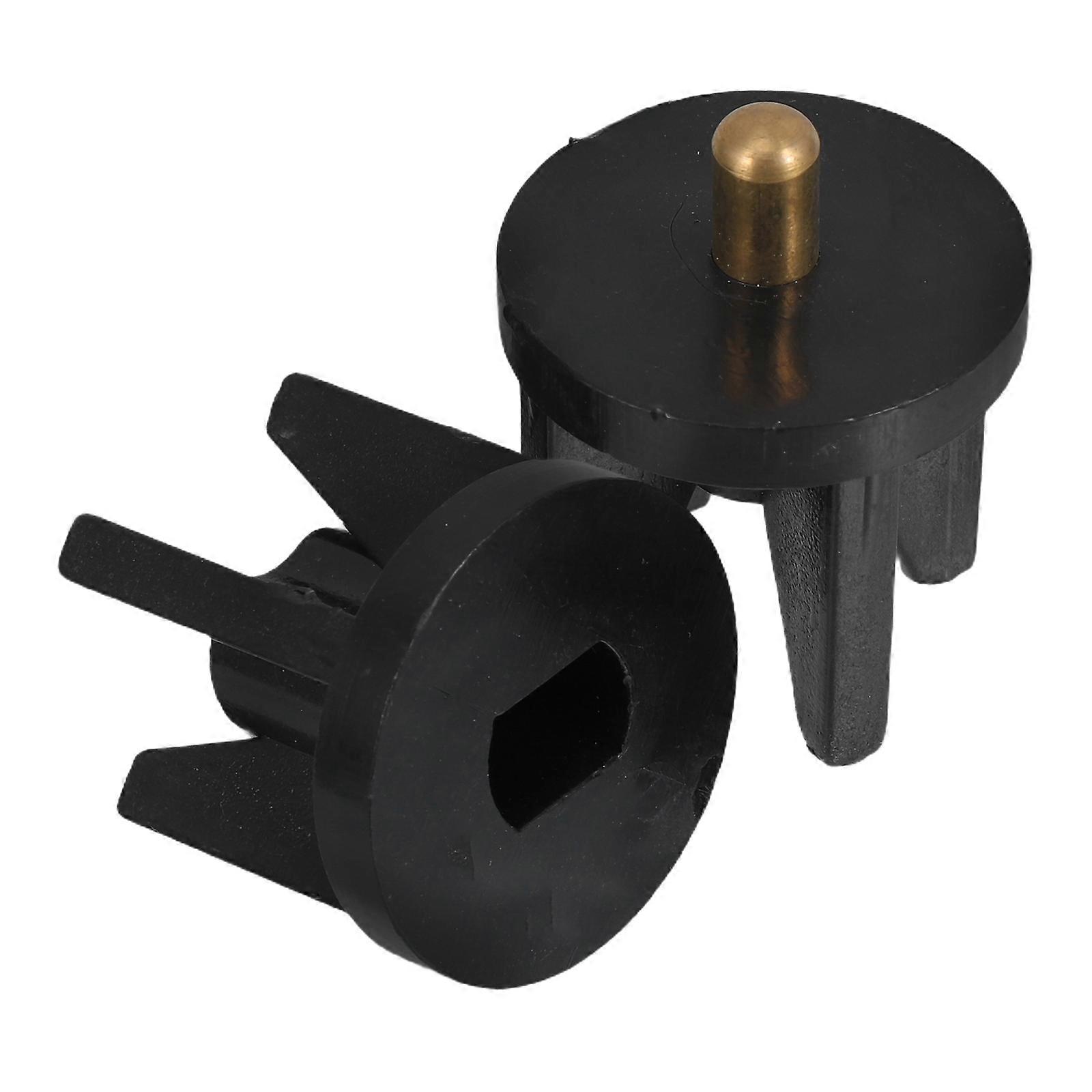 Roller Shades End Cap for Stable Installation 2Pcs Black Plastic Replacement