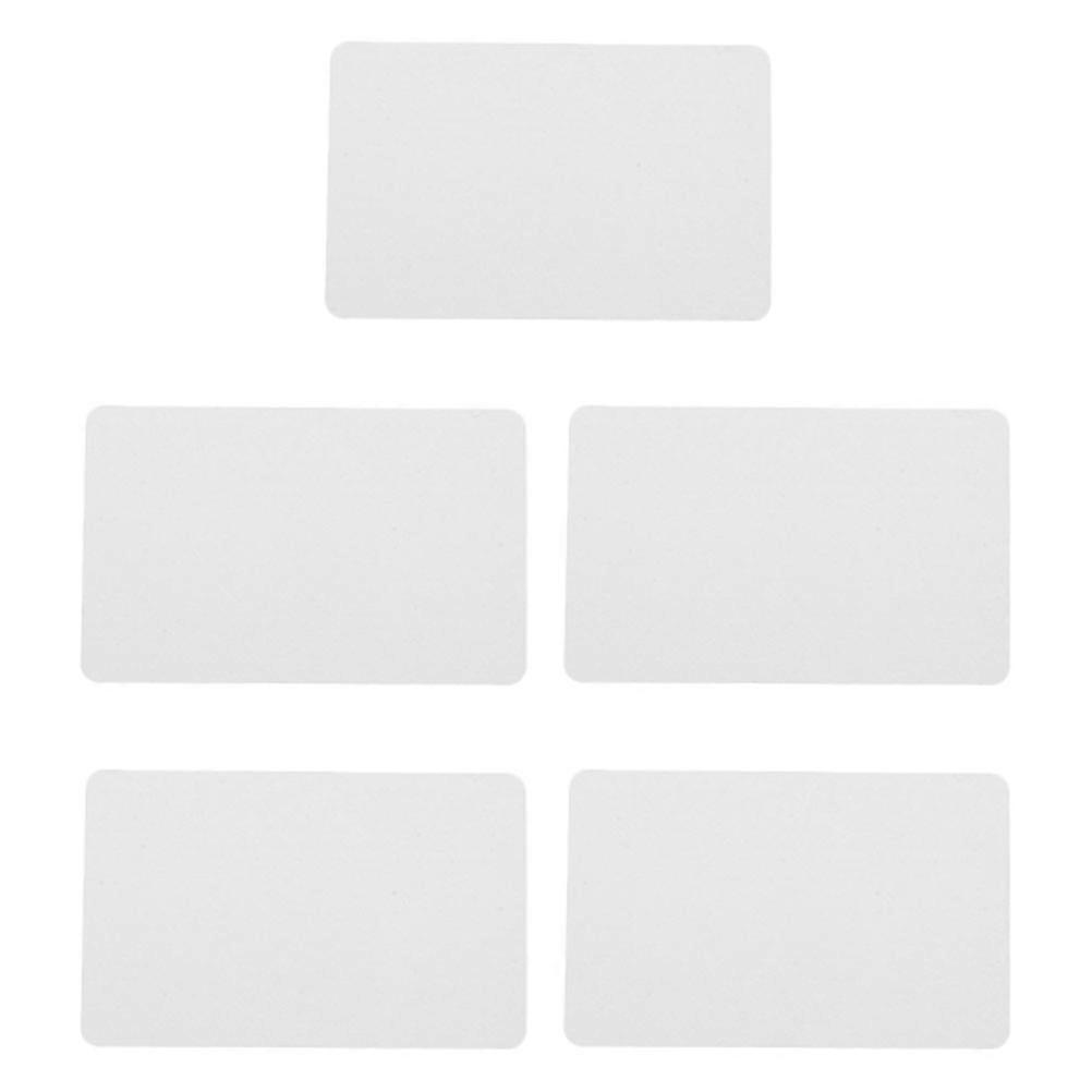 Cleaning Card Card Reader Cleaner for Efficient Use 5Pcs White PVC Set