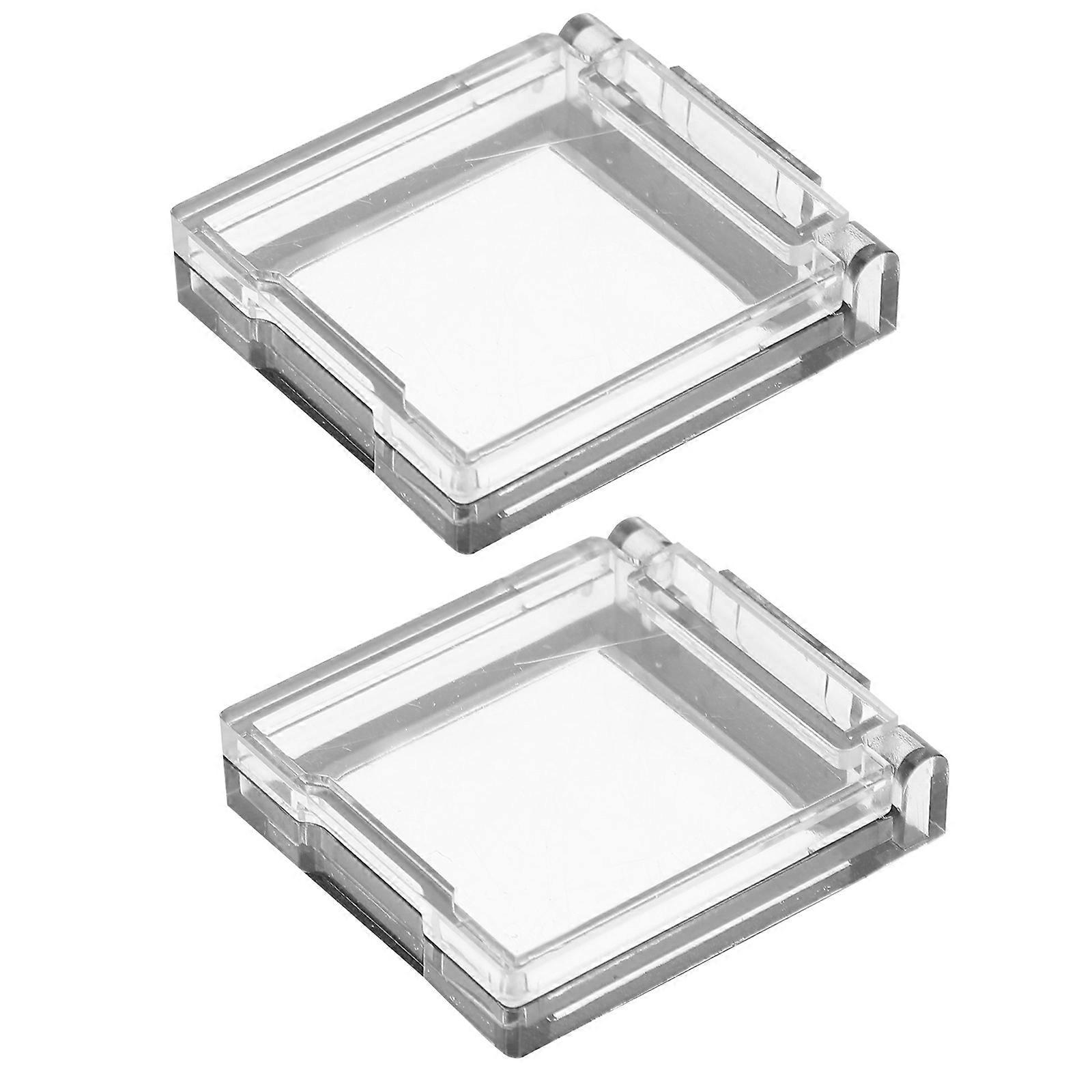 Self-Adhesive Plastic Switch Cover Protector for Emergency Stop 2Pcs