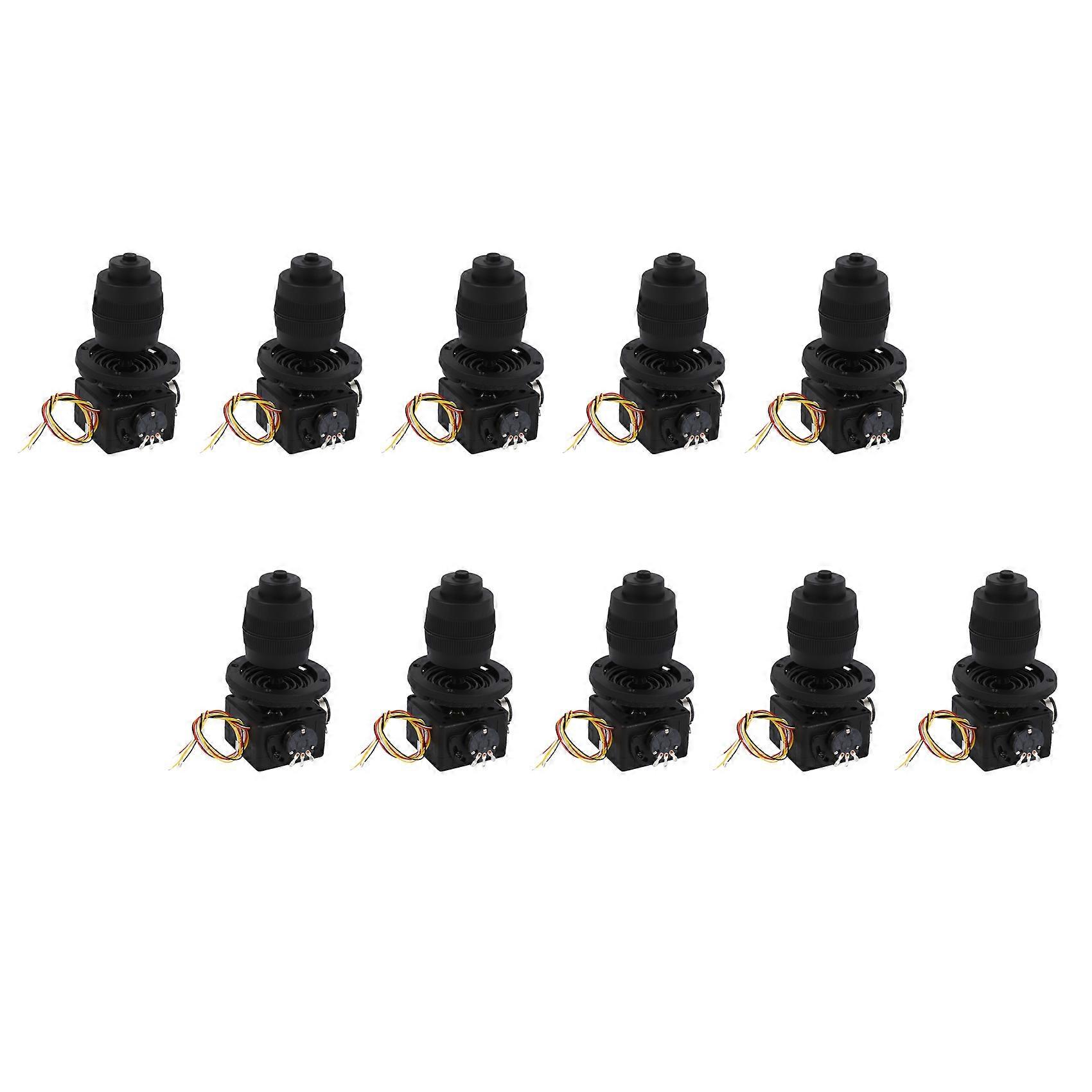 10X Electronic 4-Axis Joystick Potentiometer Button for JH-D400B-M4 10K 4D Controller with Wire for Industrial