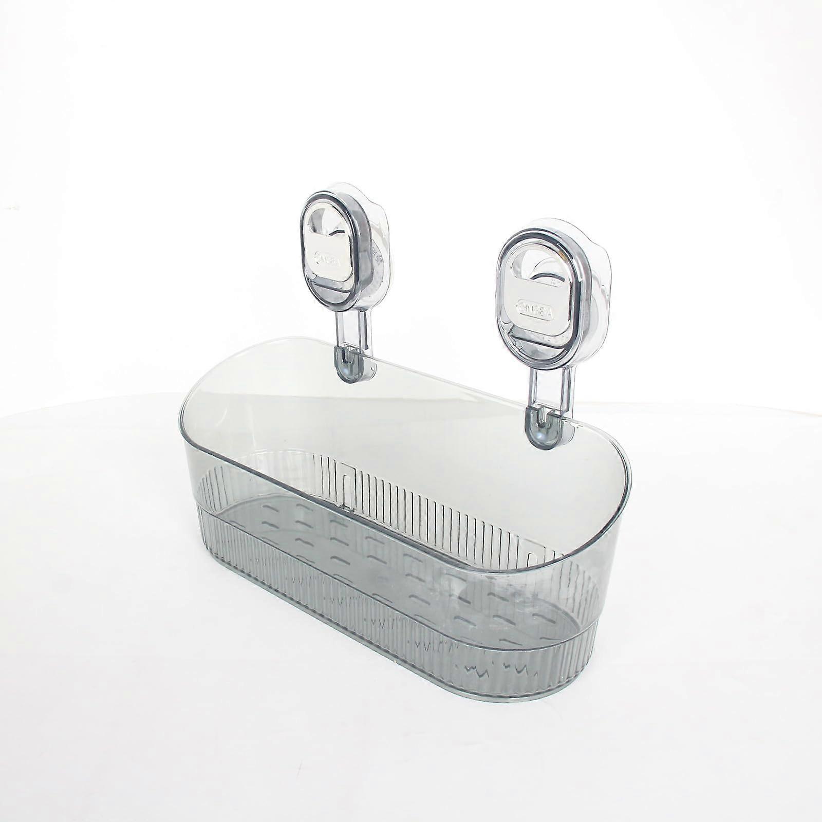 Shower Caddy with Strong Suction Cups, No Drill Bathroom Organizer Shelf for Shampoo and Soap