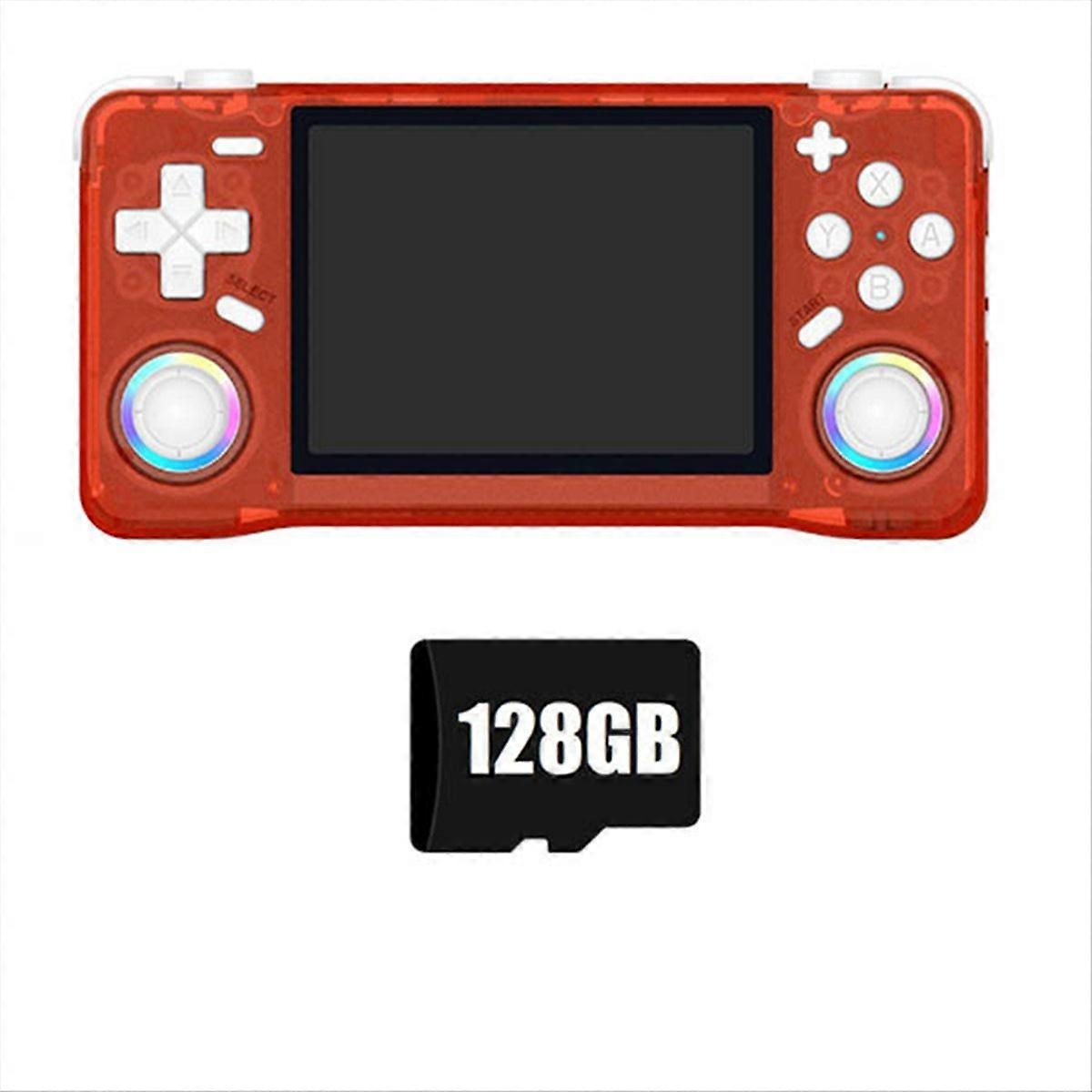 XF35H Retro Handheld Video Game Console Portable 128G Preloaded Games 3.5 Inch IPS Screen WiFi Linux Pocket Player B