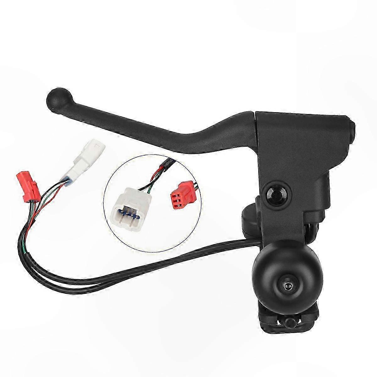 Electric Scooter Brake Handle with Turn Light and Bell Left Side Control Lever for Enhanced Safety and Convenience