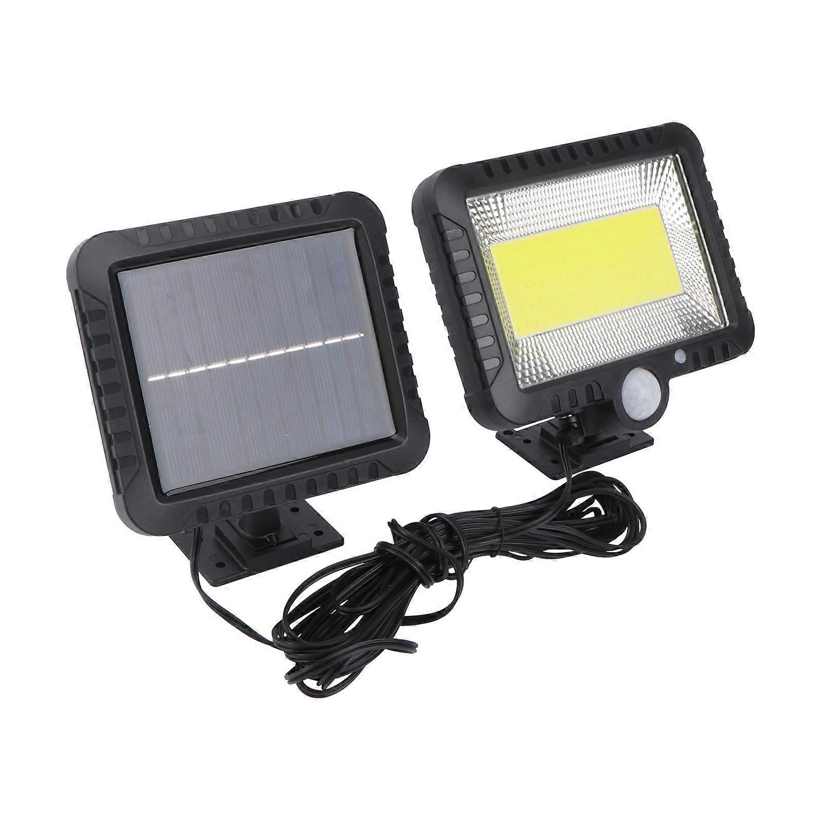 Solar Sensor Wall Lamp for Outdoor Use with 100 LED Body Sensing