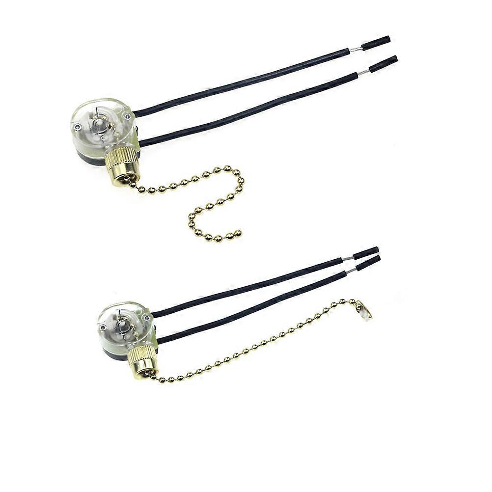 Portable Pull-Chain Ceiling Fan Pull Chain for Fan Light on-Off Function 6Pcs