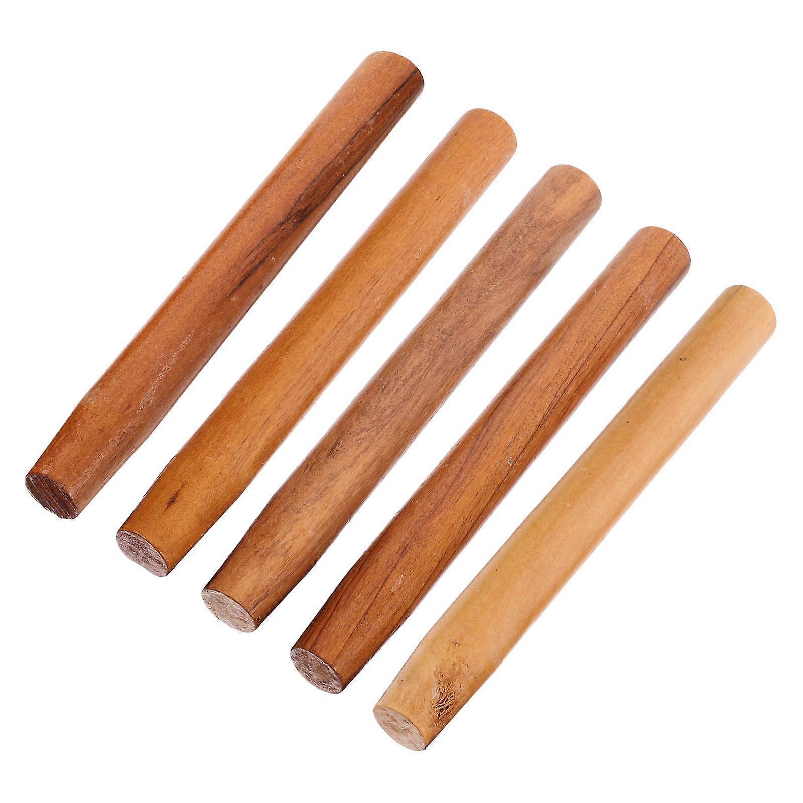 Wood Handle Replacement for Garden Use Ergonomic 5Pcs Set
