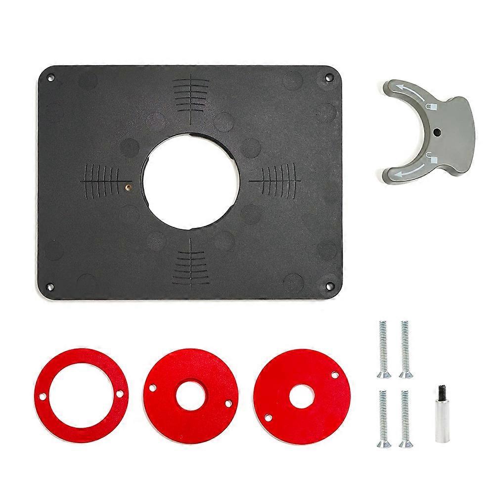 PRS4038 Precision Router Machine Table Insert Plate Kit(Undrilled)for Triton M0F001 TRA001& 7500 Series, 235mm X 298mm