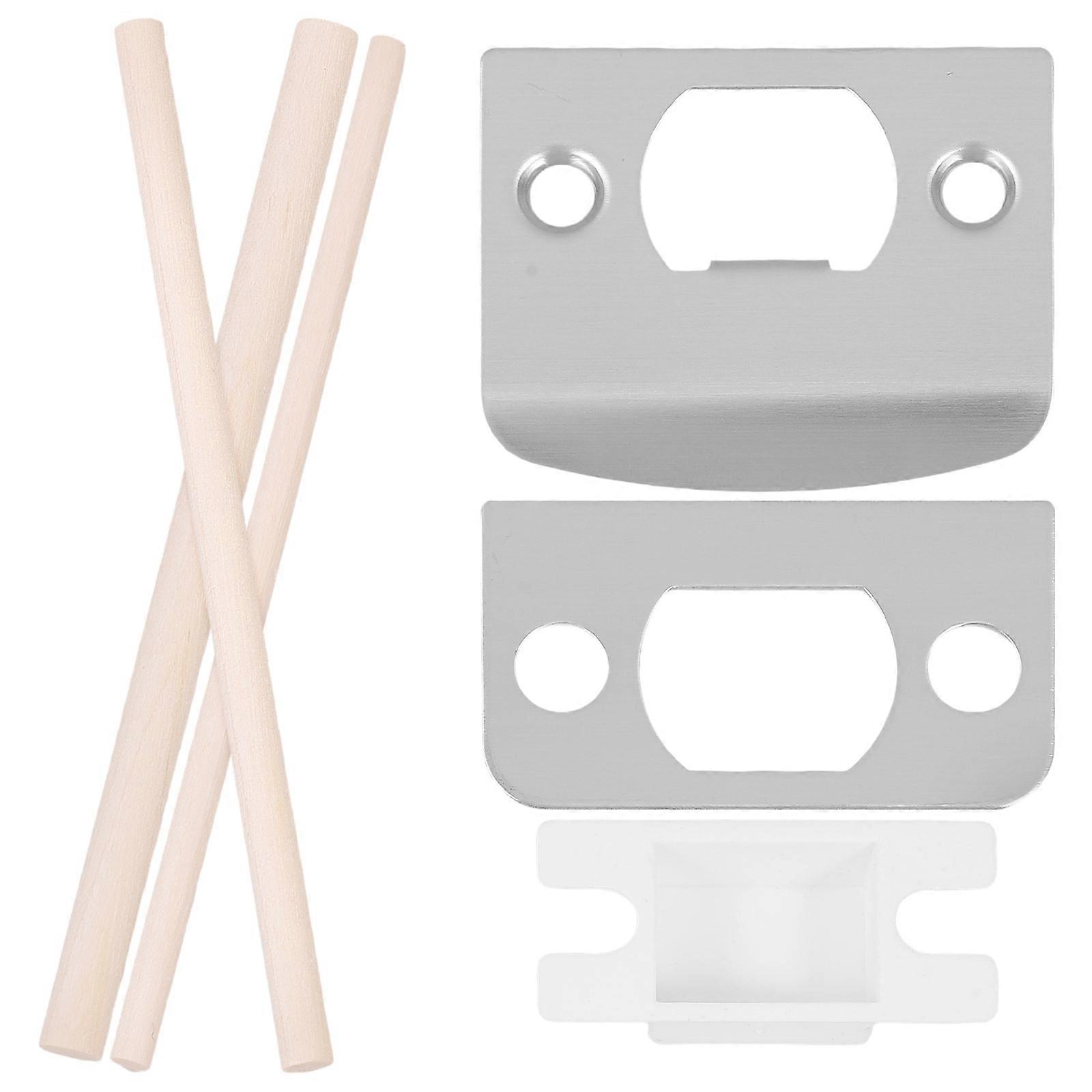 Stainless Steel Door Strike Plate for Security Deadbolt Lock 1Set