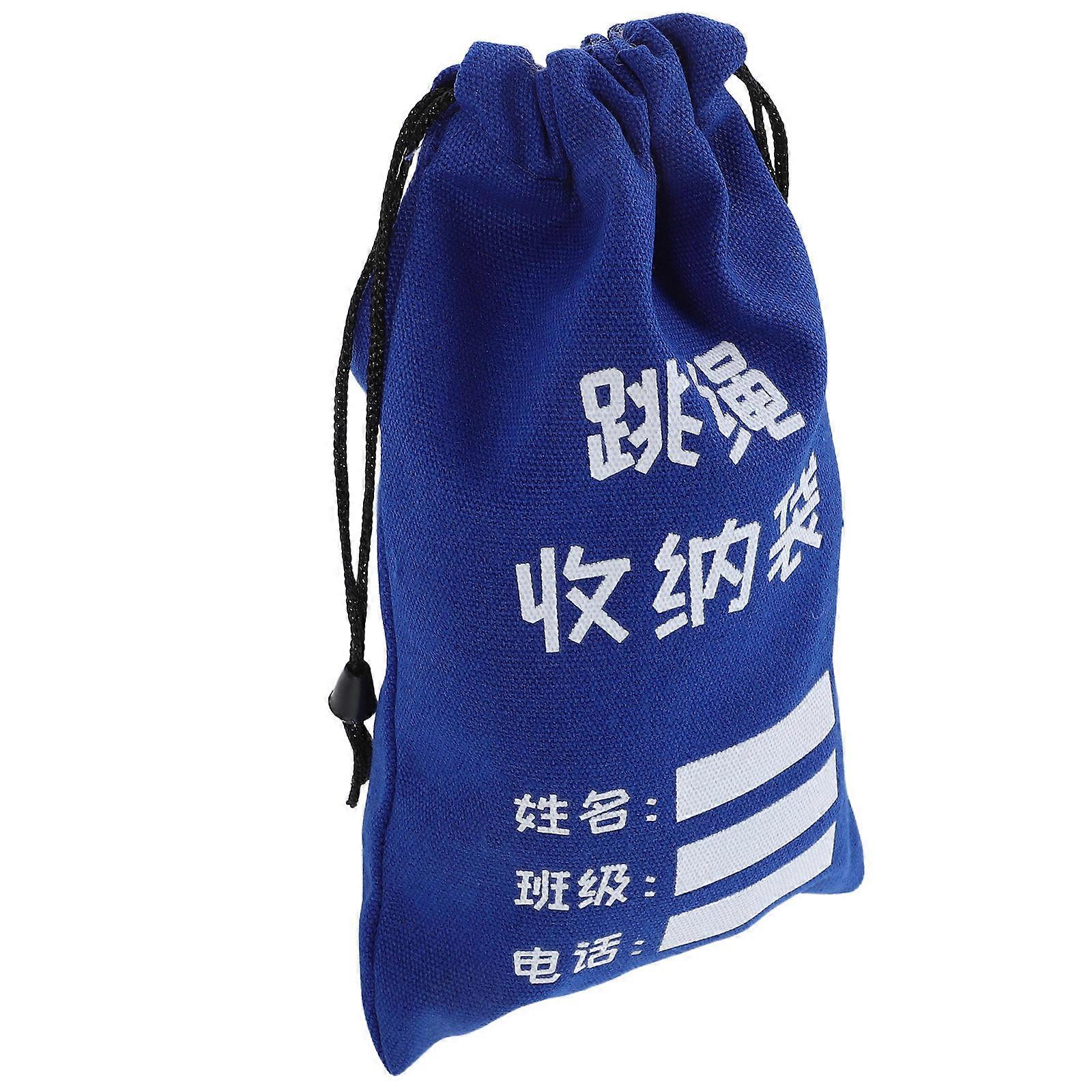Jump Rope Storage Bag with Writable Surface for Storage Canvas
