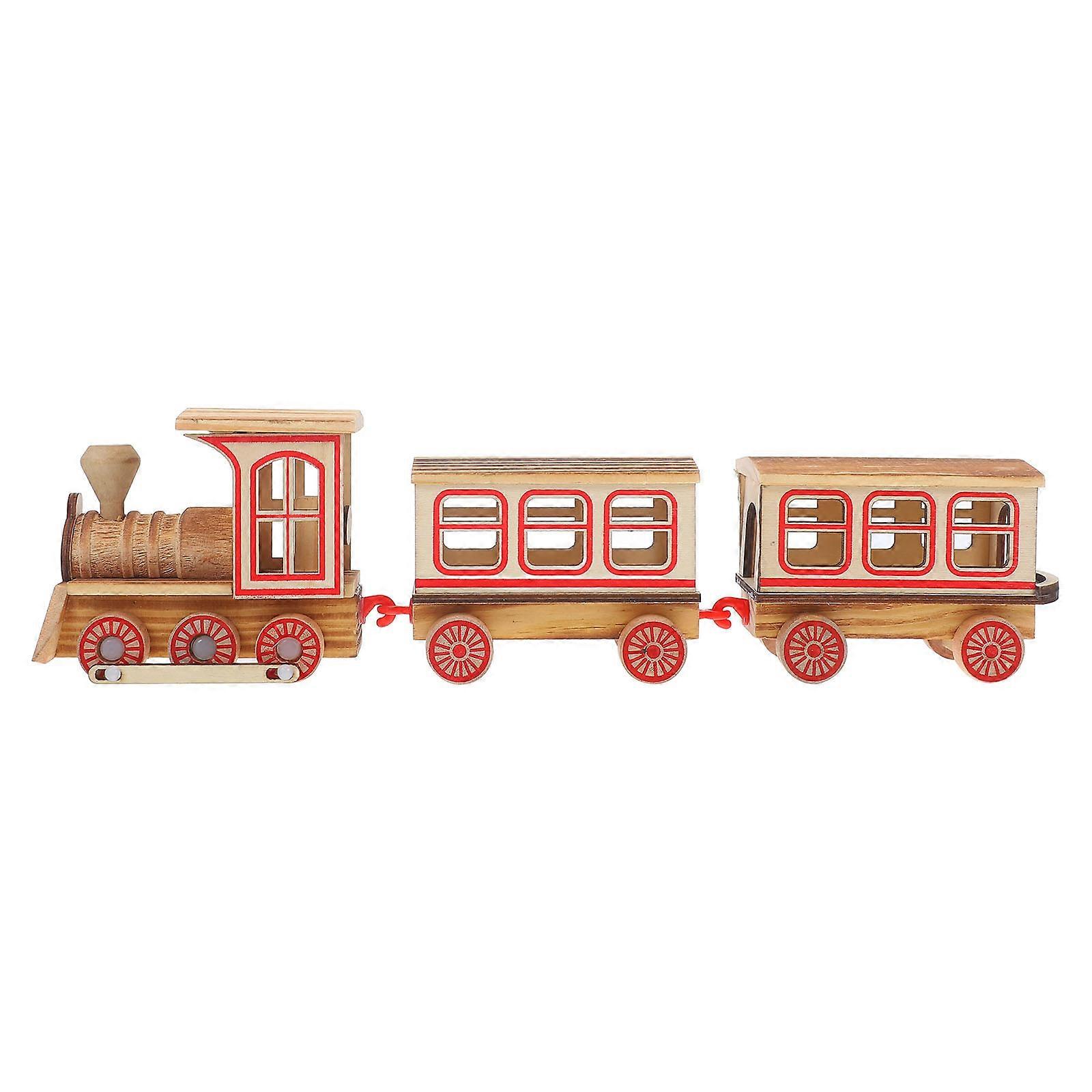 Simulation Train Model Train Toy for Kids Playing with Home Desk Decoration