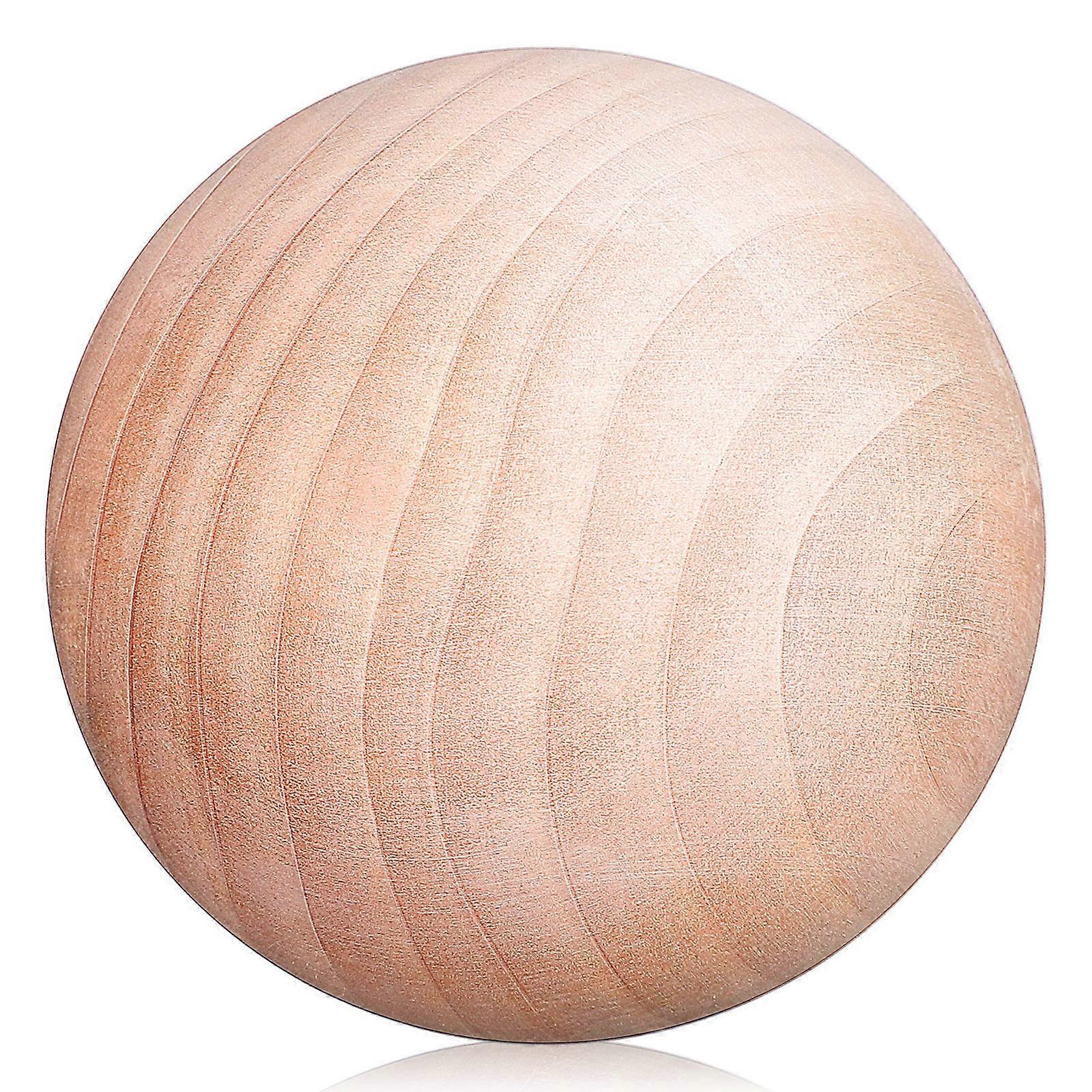 Solid Hardwood Wooden Ball for DIY Projects and Craft Use