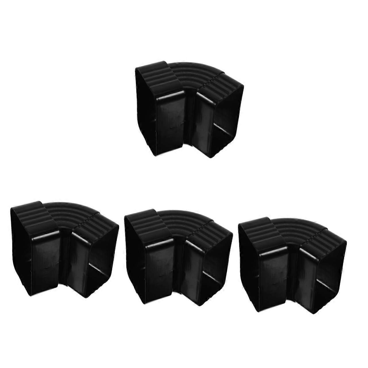 2x3 65° Aluminum Gutter Elbow Downspout Connector for Efficient Water Redirection and Heavy Rain