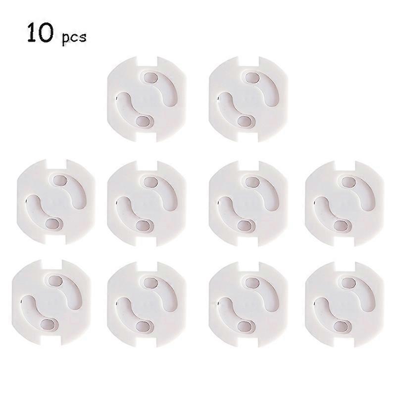 10 pi��ces b��b�� s��curit�� enfant prise ��lectrique prise Protection s��curit�� biphas�� coffre-fort serrure couverture enfants prises couverture b