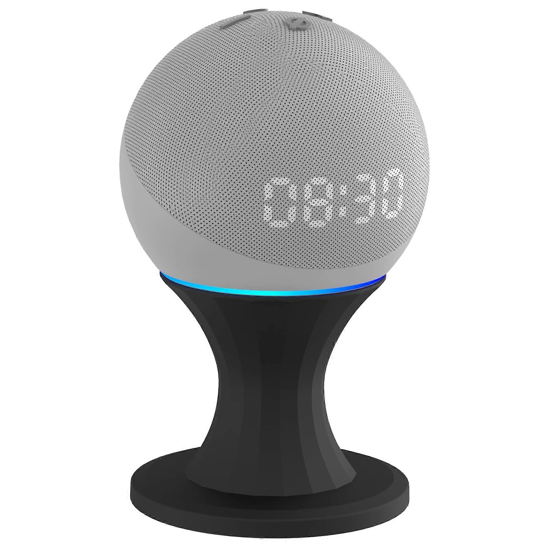 Holder Desktop Stand for Echo Dot 4 / Echo Dot 5, Screwless, Compatible With Echo Dot 4/5, Black, JZT01