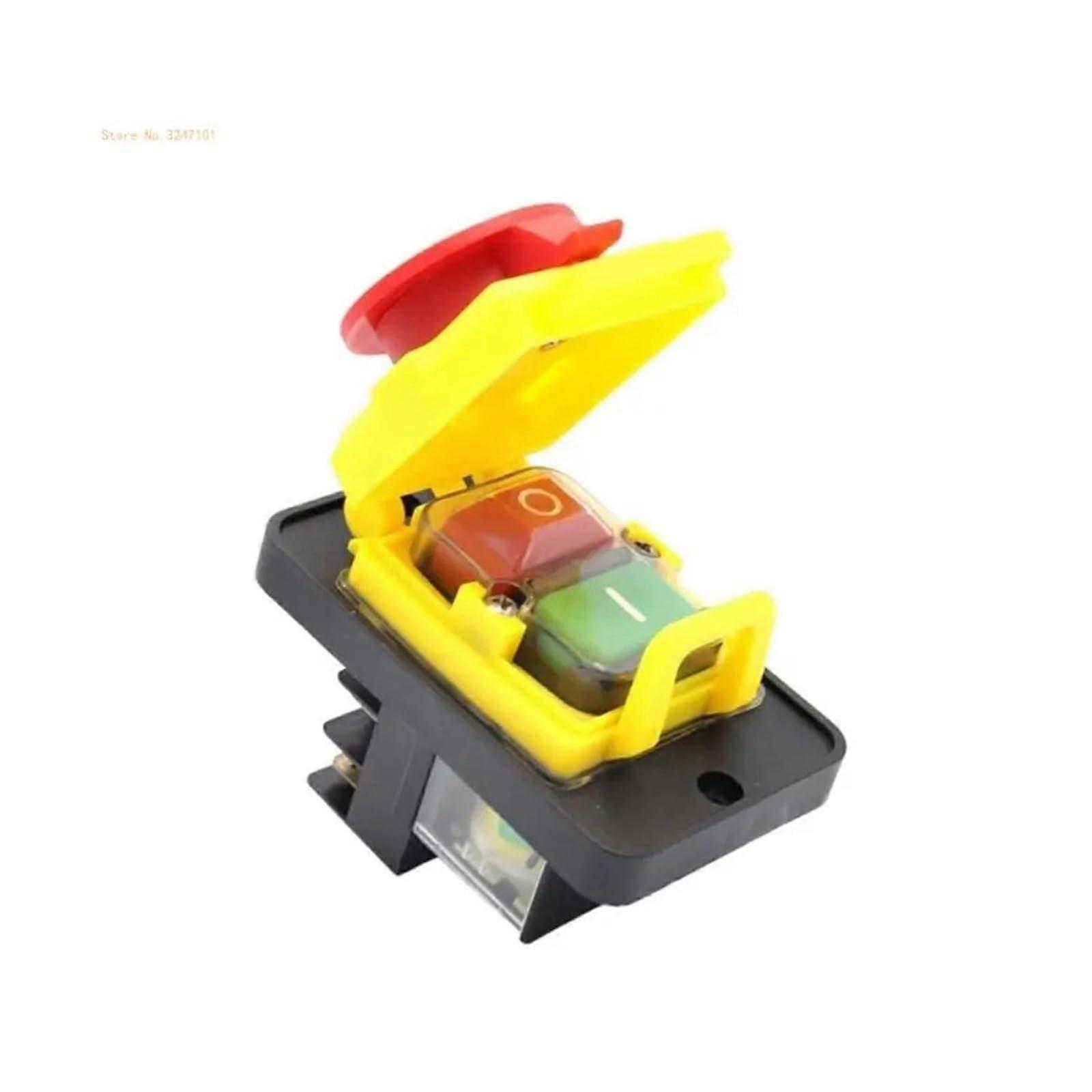 KJD1214 6Pin Electromagnetic Switch with Magnetic Safety Lock and Overload Protection for Power Tools