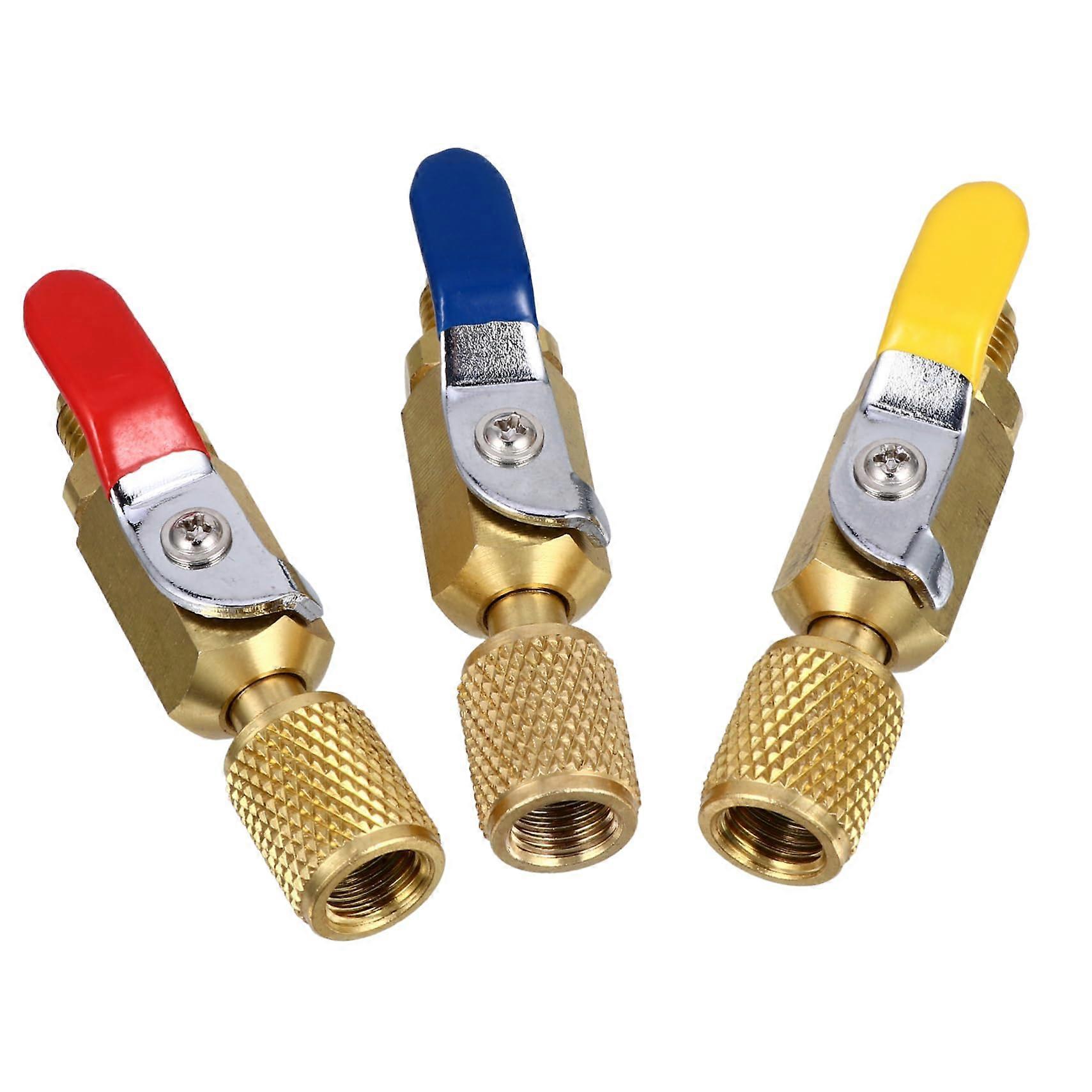 Charging Valve 3Pack Brass Ball Valve Easy Install For Accessories