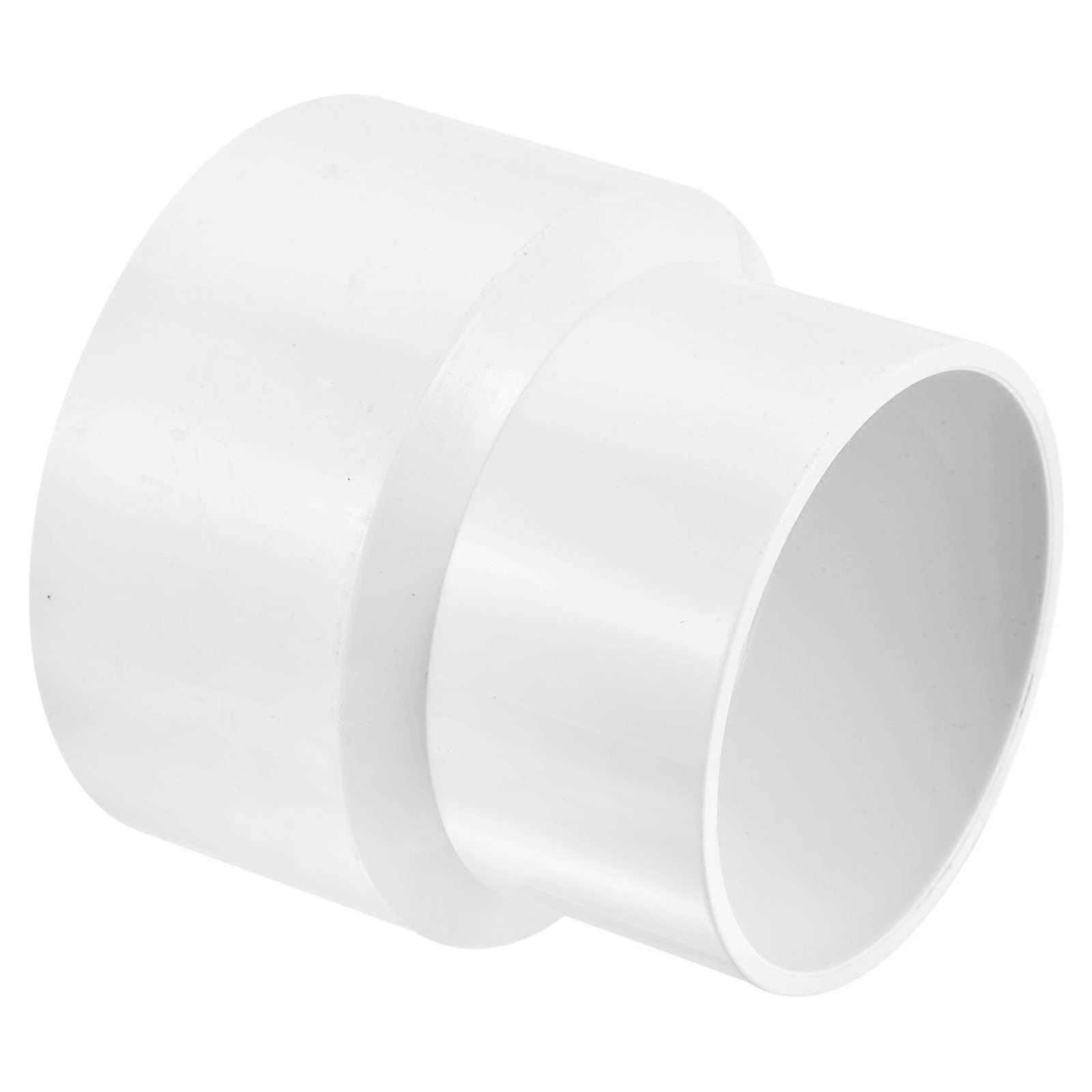 PVC Reducer Pipe Fitting 110mm To 90mm ID For PVC Pipe White Straight Coupling Adapter Connector
