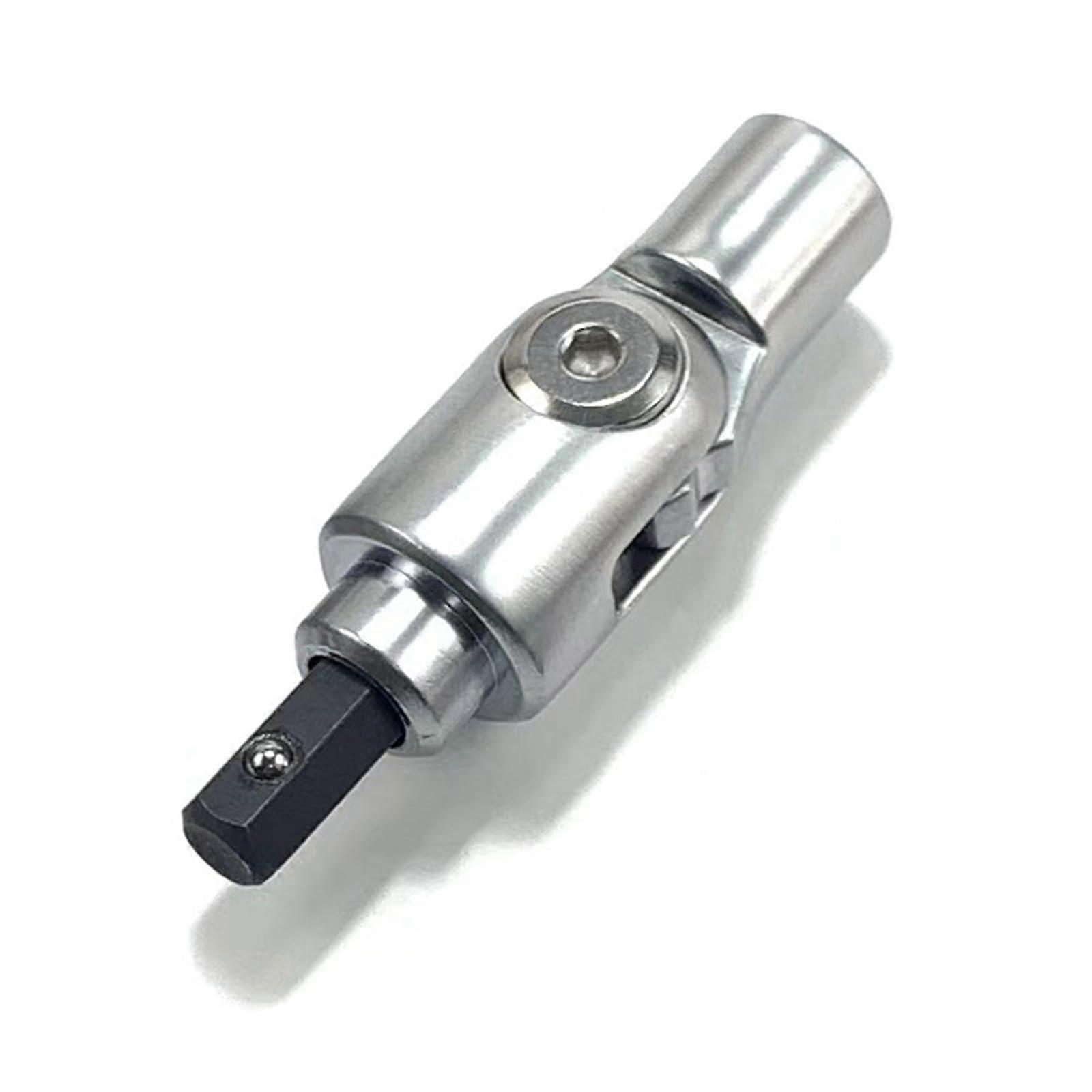 Pivoting Drill Bit Holder 1/4 Inch Shank 180° Rotating Flexible Extension for Tight Spaces