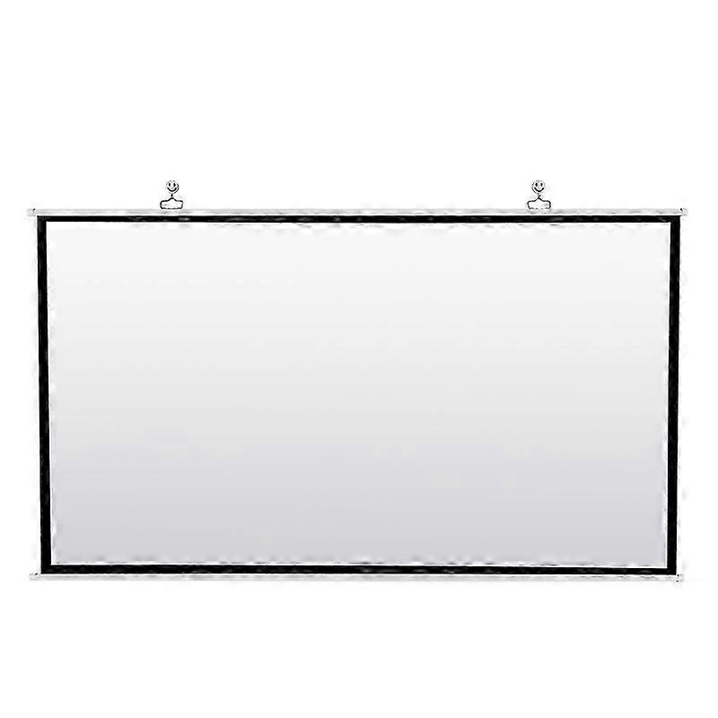 120Inch Portable Projector Screen Foldable HD White-JJ