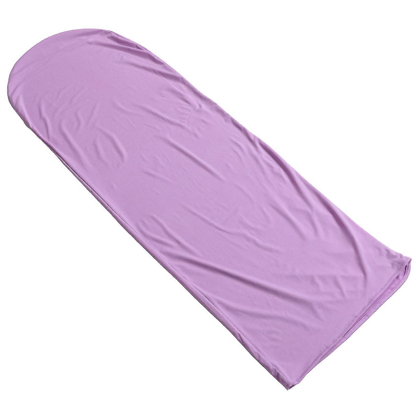 Polyester Elastic Arch Backdrop Cover for Wedding 3Pcs Violet Slipcover