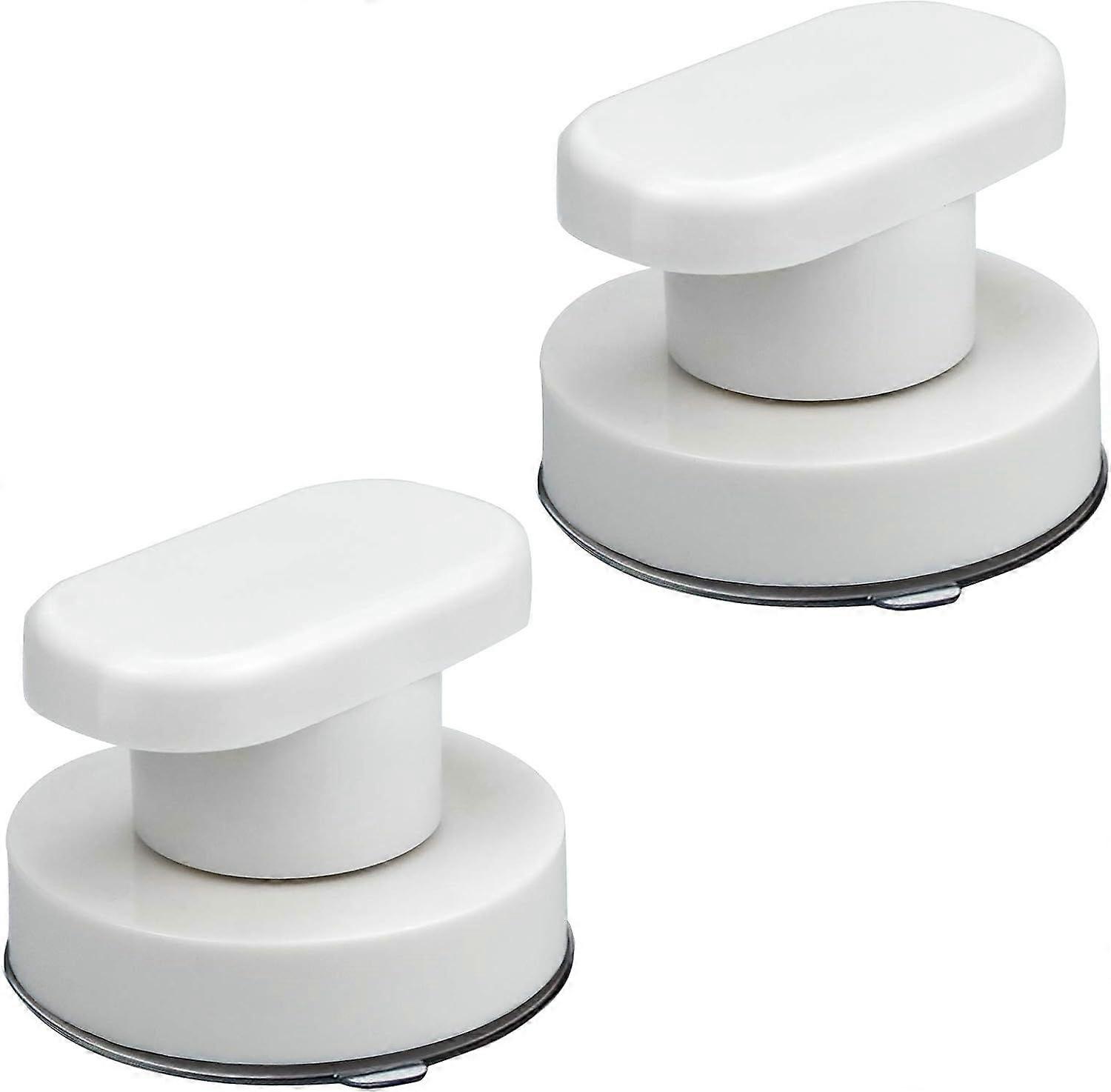 2 Pack Suction Cup Door Handle, Bay Window Suction Cup Pull Handles With Strong Suction Cup For Bath