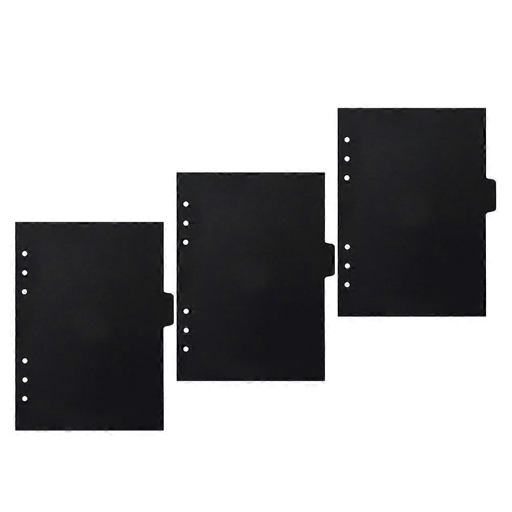 Refillable Planner Binder Dividers A5 Notebook 3Sets 6-Hole Pages