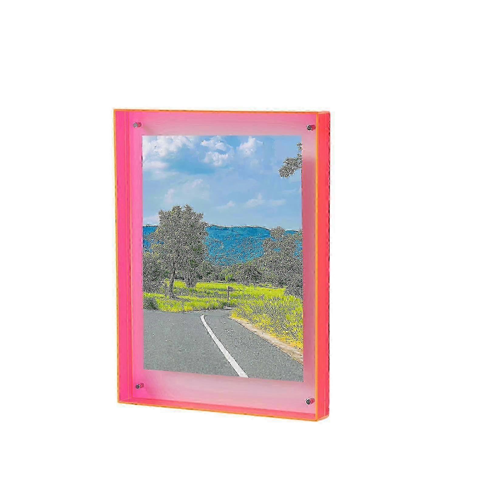 Acrylic wall frame for home decor and vibrant photo display