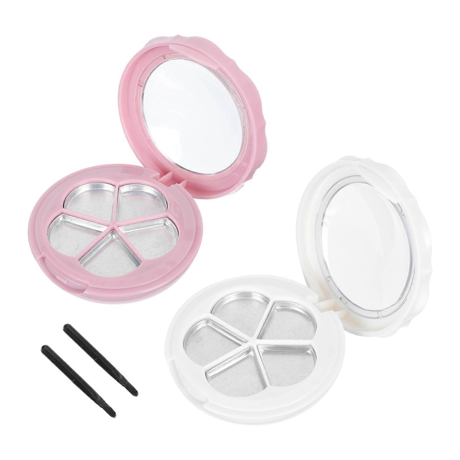Lipstick Eyeshadow Storage Tray for 2Sets Practical Cosmetics Containers
