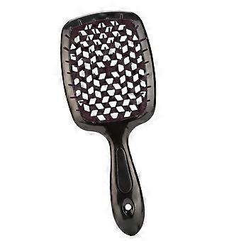 26-27 Wet Hair Brush Soft Detangling Hair Brush for Women Men Wet and Dry Hair black black handle