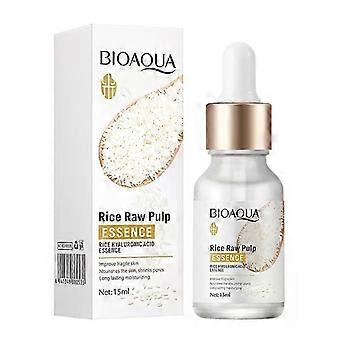 BIOAQUA Reis-Rohpulpe-Serum Hyaluronsäure Gesichtsessenz Nährend Feuchtigkeitsspendend Aufhellend Anti-Falten Serum Gesichtspflege 25-26