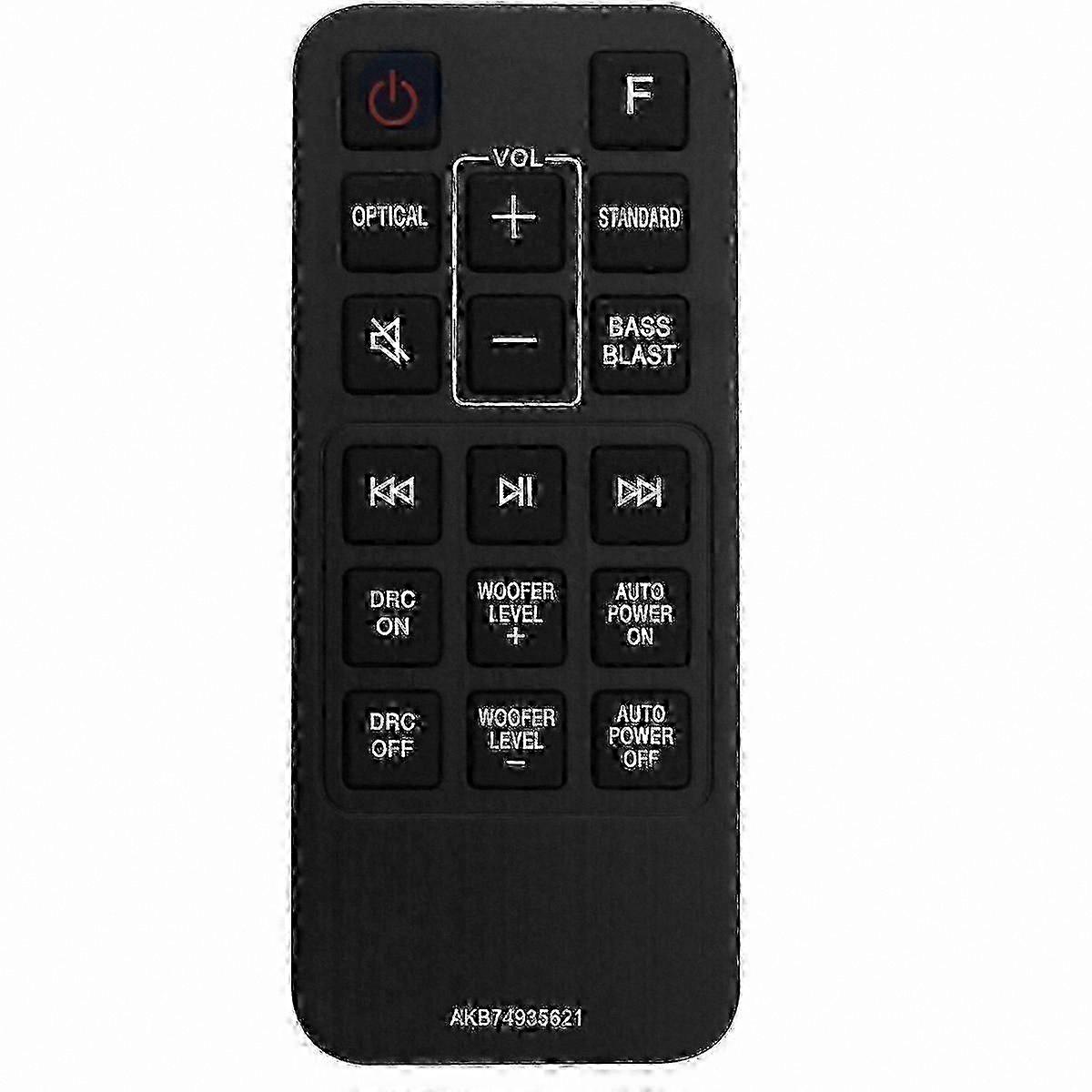 Replacement Remote Control for LG Sound Bar SJ2 SJ2.AEUSLLK SJ2.DEUSLLK