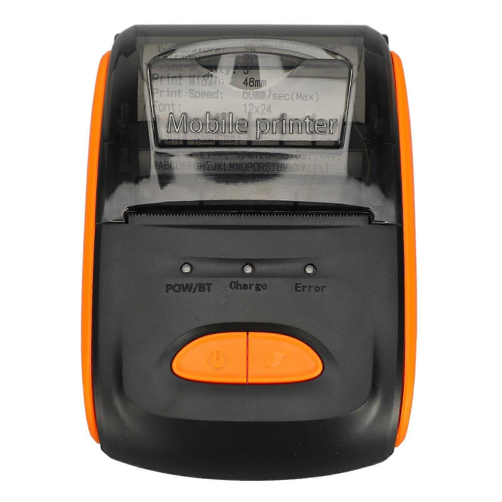 Portable Thermal Printer with Bluetooth, Mini Handheld Sticker Printer for Home and Office Ink